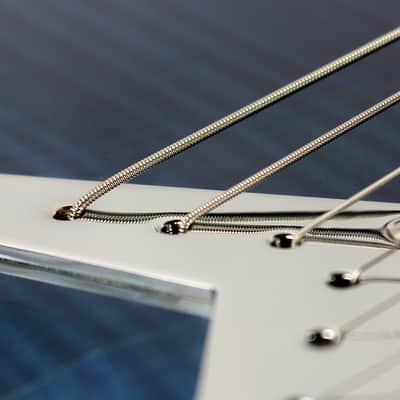 New! 2015 Dean Dave Mustaine VMNT Limited Edition Flying V Guitar - Trans Blue Flame Top! image 11