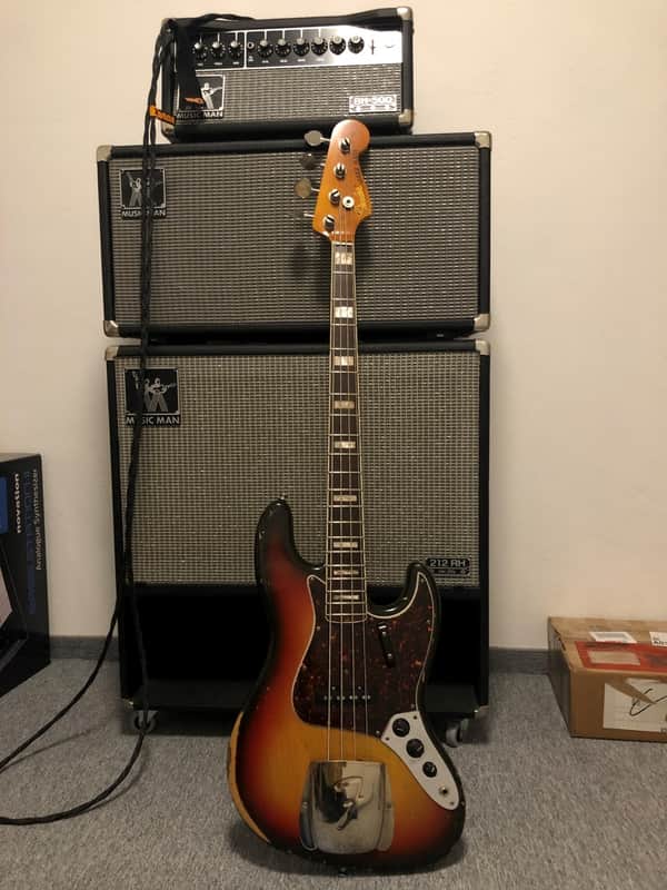 Fender Jazz Bass 1972 - Sunburst Vintage image 1