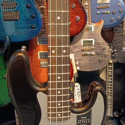 Fender American Ultra II Jazz Bass with Ebony Fretboard 2024 - Present - Texas Tea image 6