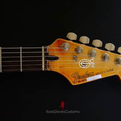 Fender Stratocaster Pelham Blue Heavy Aged Relic by East Gloves Customs image 18