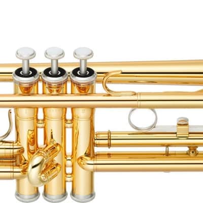 Yamaha YTR-2330 Standard Bb Trumpet - Gold Epoxy Lacquer image 2