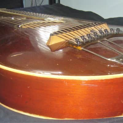Gibson Model U Harp-Guitar 1916 Cherry Sunburst Kalamazoo, Michigan USA image 11