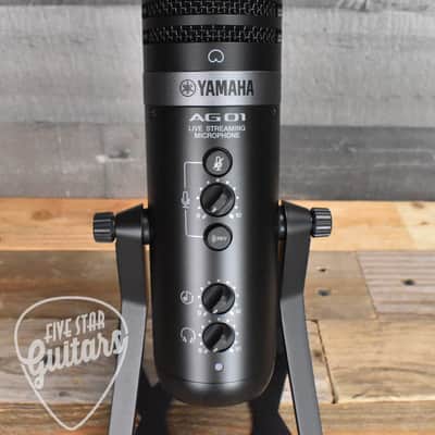 Yamaha AG01 B USB Microphone - Black image 2