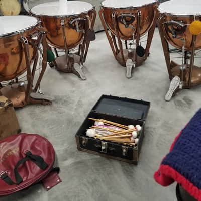 Ludwig Professional Symphonic Timpani Set of 4 from the 1970s image 2