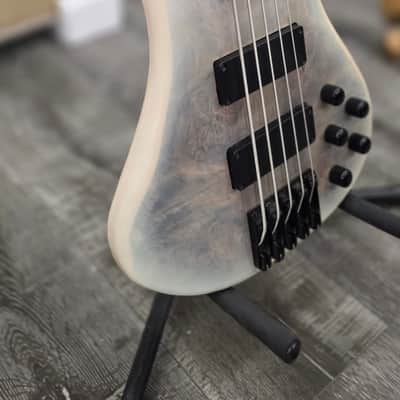 AIO S8-5 5-String Bass Guitar - White Burst GS-055 image 9