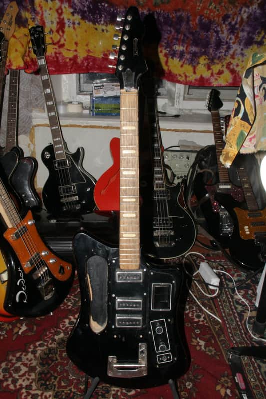 RARE Soviet Vintage Electric Guitar Formanta Solo-2 262 BL USSR image 1