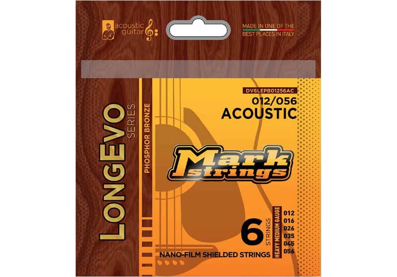Markbass DV6LEPB01256AC LongEvo Acoustic Phosphor Bronze 12-56 012 016 026 035 045 056 image 1