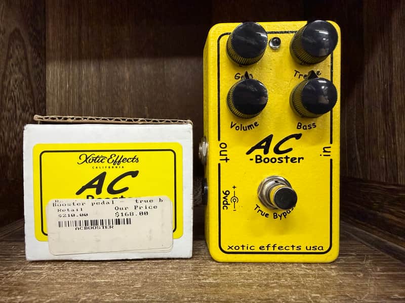 Xotic AC Booster With Box 2007 - 2020 - Yellow image 1