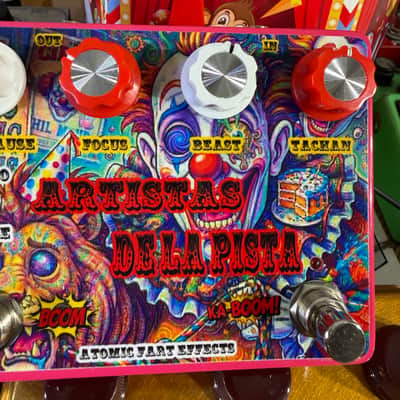 Atomic Fart Effects ARTISTAS DE LA PISTA Hand Made Left : (Based in Gold “Klon Centaur & Booster Ecoplex EP2 image 21