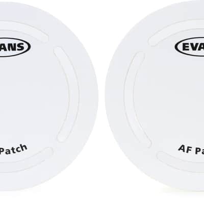 Evans EMAD Coated Bass Drum Batter Head - 24 inch Bundle with Evans Aramid Fiber Bass Drum Patch 2-pack image 2