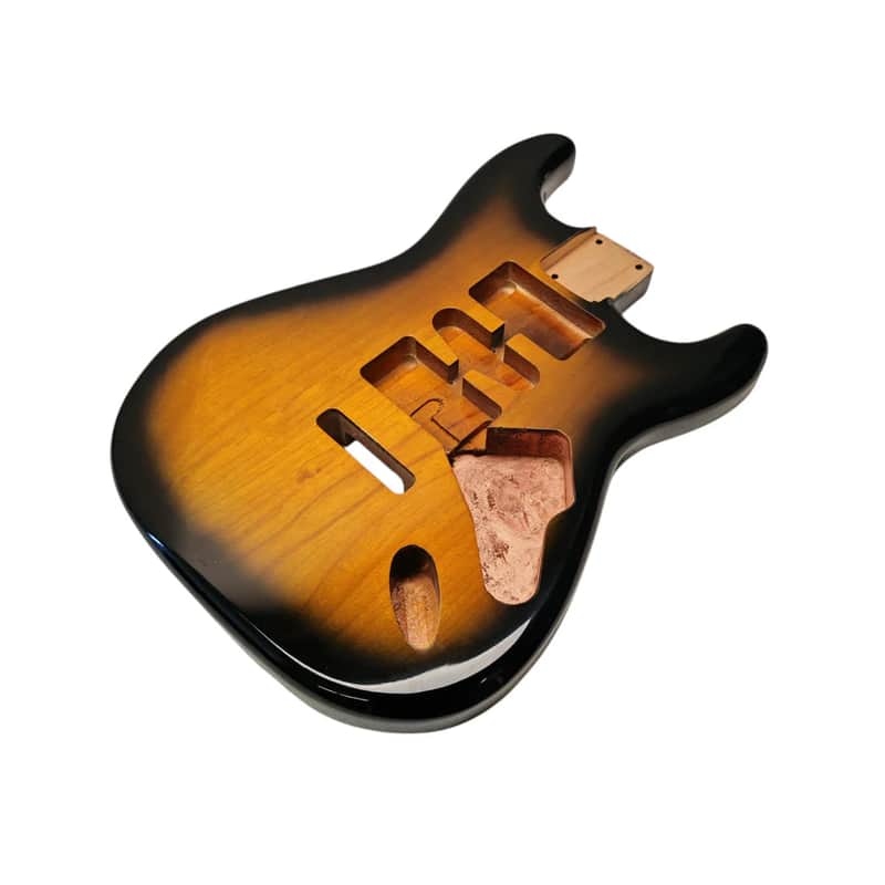 Sunburst (two tone) Nitro Stratocaster body HSH image 1