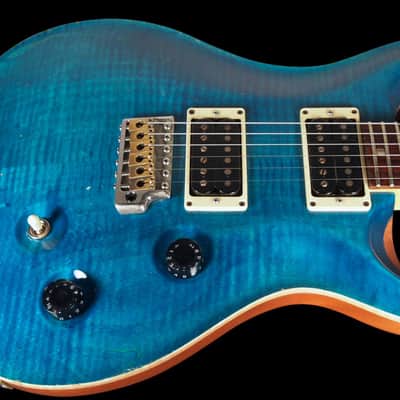 2002 Paul Reed Smith PRS CE-24 Flame Top CE24 ~ Blue Matteo ~ Great player with no issues! image 1