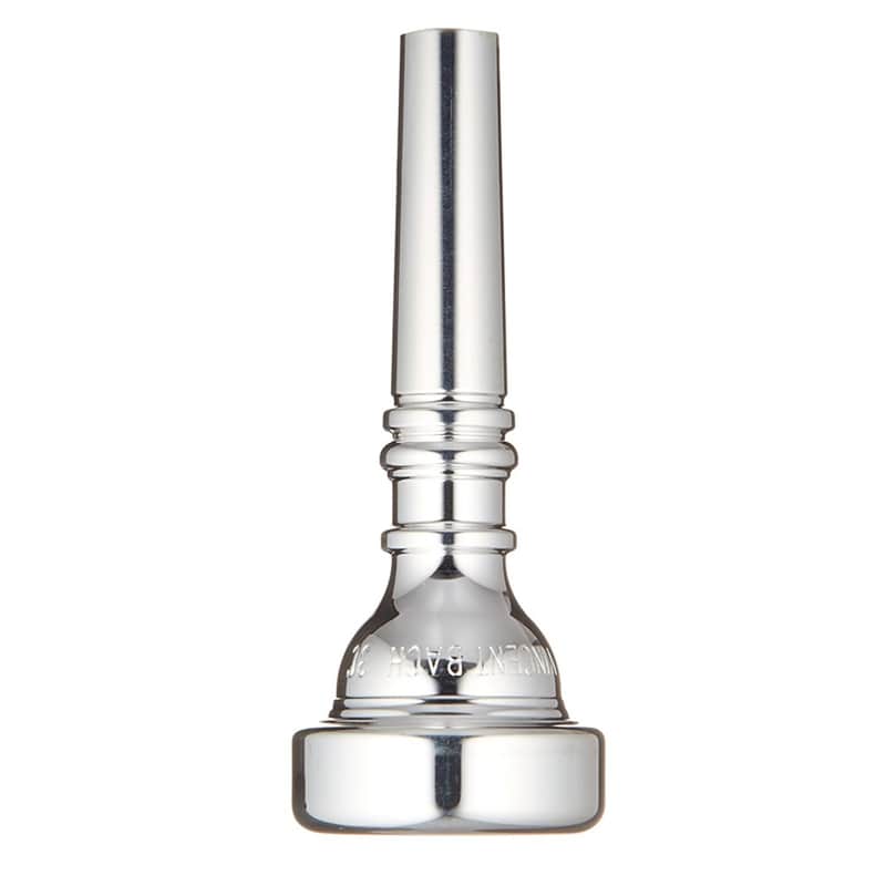 Bach Classic Cornet Silver Plated Mouthpiece 3C image 1