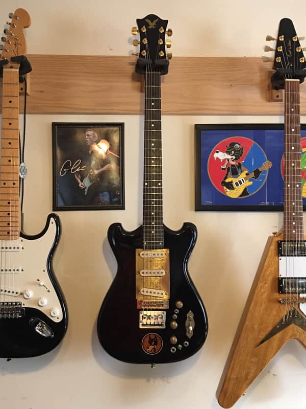 Rusch Guitars Jerry Garcia "Wolf" Tribute 2016 Black Nitrocellulose image 1