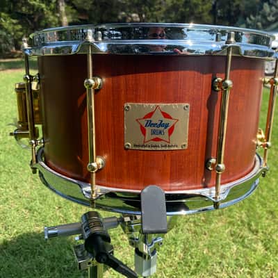 Dee Jay 13x7 Jarrah Stave Snare Drum image 1