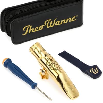Theo Wanne Brahma Tenor Saxophone Mouthpiece - 8* Gold Plated image 2
