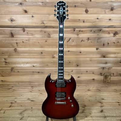 Epiphone SG Prophecy Electric Guitar - Aged Bengal Tiger Burst image 2