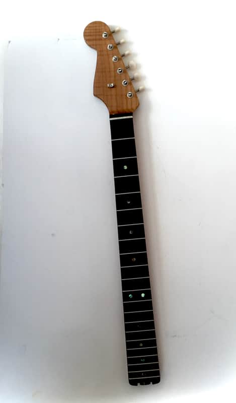 Lefty AAA Roasted Flame Maple Custom Loaded Strat Vintage Modern Neck NOS Relic Nitro Lacquer Elite Wheel Truss image 1