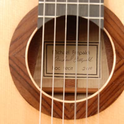 2010 Fittipaldi Curly Maple/Walnut Classical Guitar image 3