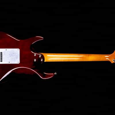 Jet JS-450 TBK 450 Series Basswood Flamed Maple Top Body Canadian Roasted Maple Neck 6-String Electric Guitar image 4