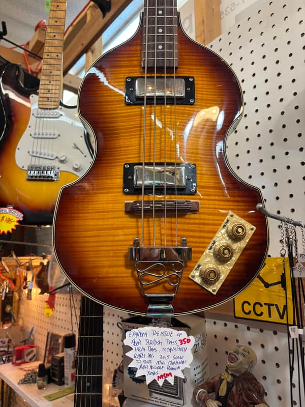 Epiphone Viola Bass 2011 - Flamed Maple image 1
