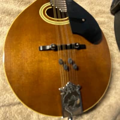 Washburn Jethro Burns M-3 SBR 1974 - Brown Sunburst image 4