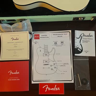 Fender Parallel Universe Volume II Troublemaker Telecaster Deluxe 2020 - 2021 - Olympic White image 7