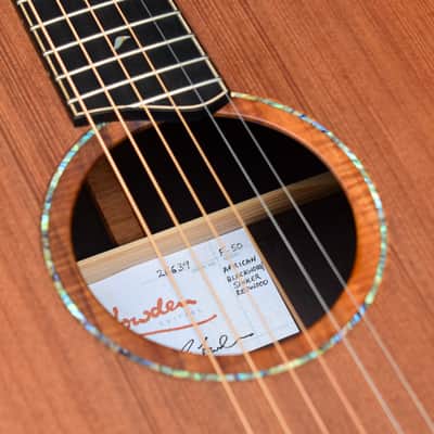 Lowden F50 African Blackwood & Sinker Redwood F-50 image 23