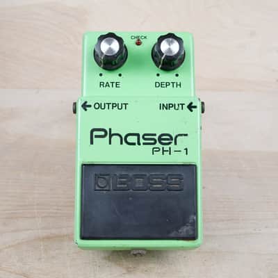 Boss PH-1 Phaser (Black Label) w/Silver Screw & Long Dash 1978 Green Made in Japan ACA image 6