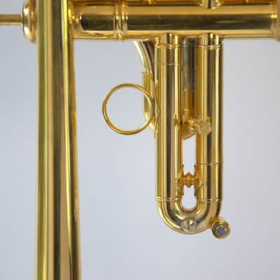 VERY RARE SPECIMEN BACH SPADA STRADIVARIUS EL Eb TRUMPET GOLD PLATED CONVERSION 236 image 14