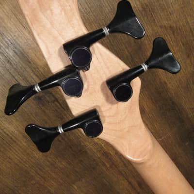 Rybski Custom Single Cut 4 String Bass Guitar with Gig Bag image 7