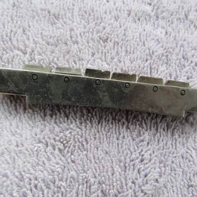 Vintage Nickel No Wire Gibson ABR-1 Bridge Fits Les Paul ES-335 Vintage Correct Late 50's Bridge image 4