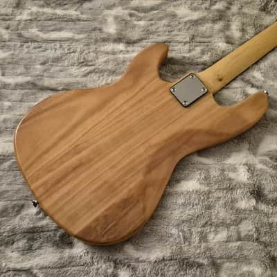 Glarry Fretless Precision Bass - 4-String - Set-Up - Natural - Rosewood Fingerboard image 7