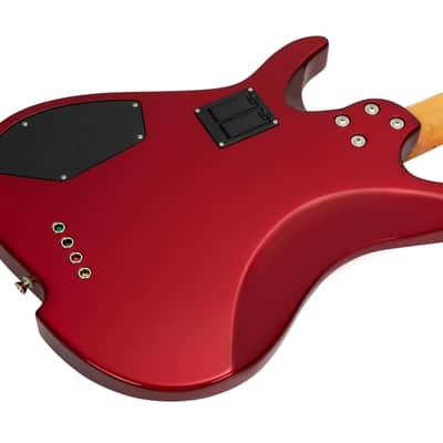 Vola Guitars ZVA 4 string bass - Candy Apple Red CLEARANCE SALE image 8