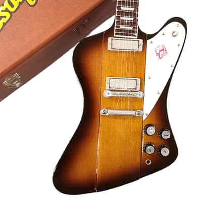 AXE HEAVEN Gibson Firebird V Vintage Sunburst 1:4 Scale Mini Guitar Model Replica image 4