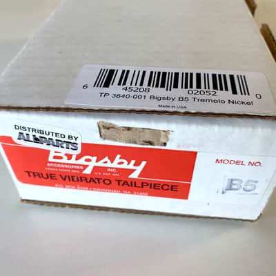 Early MADE in USA, Bigsby B5 Vibrato Tailpiece with Vibramate! NOS image 2