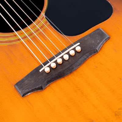 1977 Guild D-50 Bluegrass Special Vintage Dreadnought Acoustic Guitar Sunburst w/ Case, USA Westerly image 9