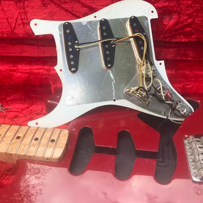1997 Fender Custom Shop 1958 Stratocaster Dakota Red figured Birdseye neck image 13