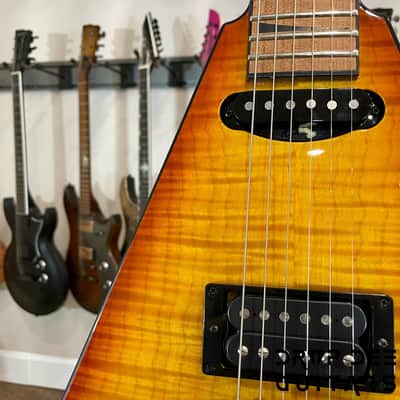 Jackson Custom Shop Randy Rhoads HS Electric Guitar w/ Case-Amber Lager Burst image 9