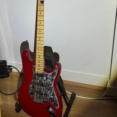 Fender 40th Anniversary American Standard Stratocaster with Maple Fretboard 1994 Lipstick Red image 4