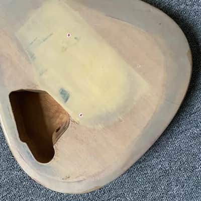 Tiger Maple Top HH Mahogany Guitar Body image 8
