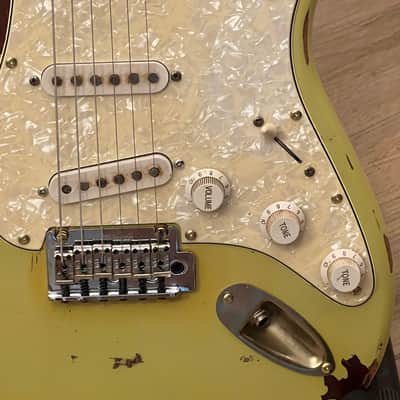 Hendrix Inspired Custom Stratocaster Style Relic Guitar Mahogany not Fender image 4