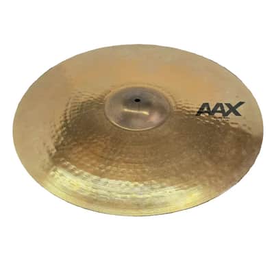 Used Sabian AAX Heavy Ride Cymbal Brilliant 22" - Very Good image 1