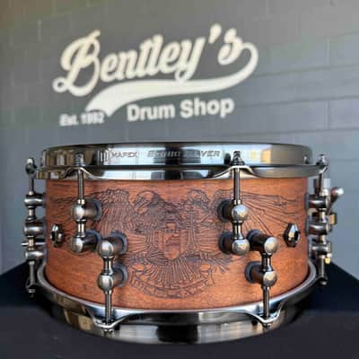 Mapex Chris Adler Signature 'Warbird' 5.5x12 Walnut/Maple | Reverb