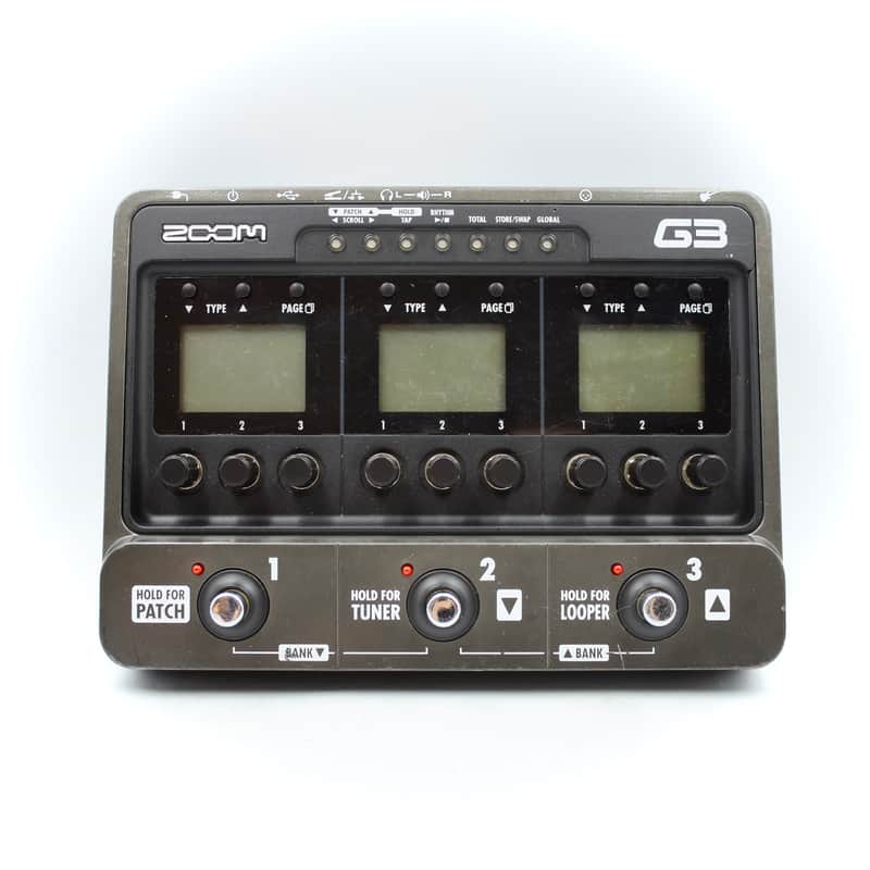 Zoom G3 Guitar Effects and Amp Simulator Guitar Multi Effect Pedal