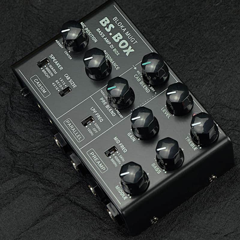 BLOKA MUGT Bass Amp DI Box, Analog Bass Pedal with Speaker Simulator,price include the import duty for US buyer image 1