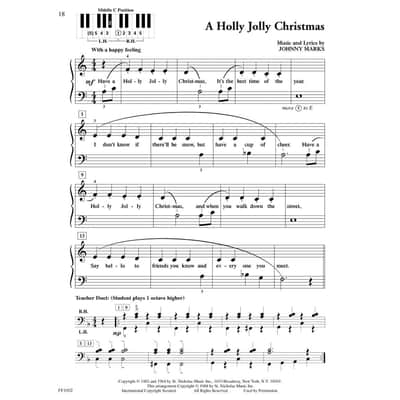 Playtime Piano Christmas Book | 5-Finger Melodies | Level 1 image 3