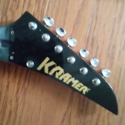 Two Kramer Focus 3000 1980s Black gold red neck (s) image 5