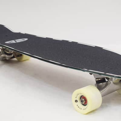 EVH Black and White Stripes Skateboard Made in the USA by Aluminati Boards image 4