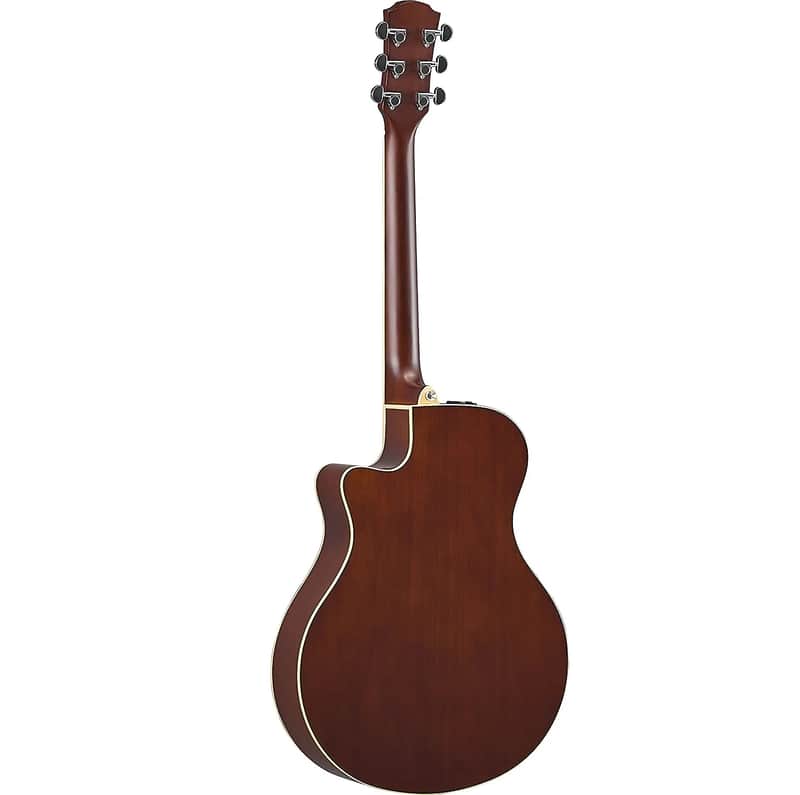 Yamaha APX600 Thinline with Electronics Old Violin Sunburst image 2